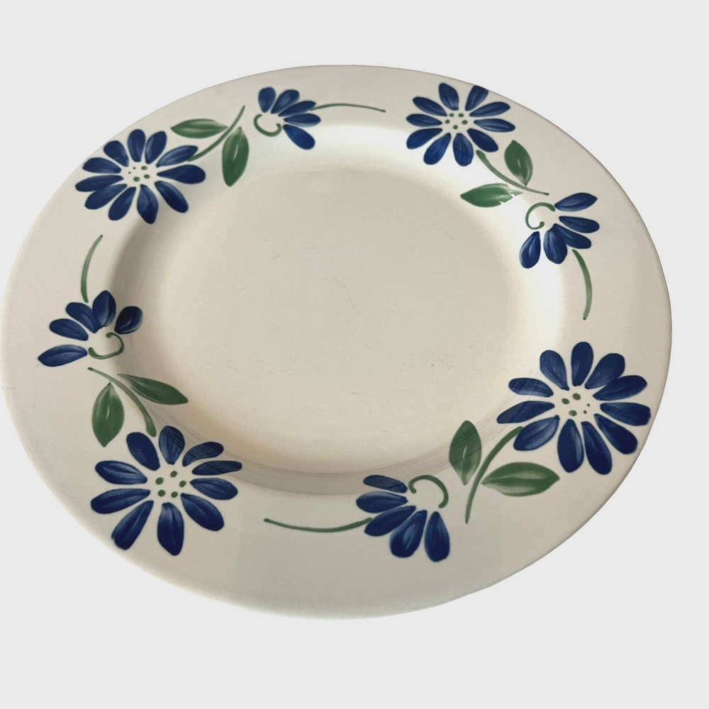COPY - Dinner Plate Springwood by PFALTZGRAFF VINTAGE Blue Flowers SET OF 4